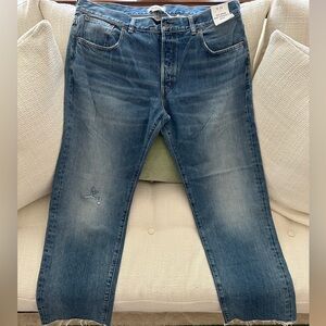 Madewell-The Dean Easy Straight Jean Size 32